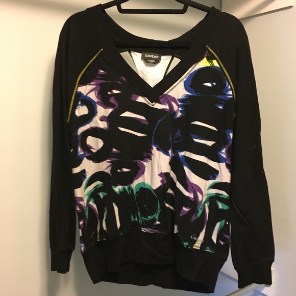 BEBE printed Sweatshirt - Picture 1 of 5